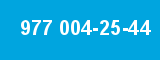 977 004-25-44 977 004-25-44